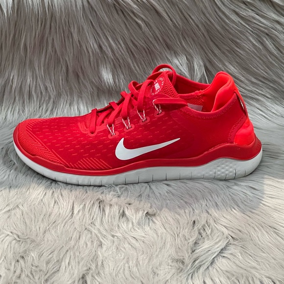 Nike Men’s Free RN-Speed Red Sneakers - Picture 2 of 5